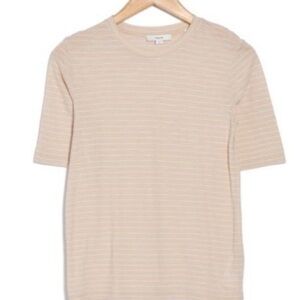 Beige Striped T-Shirt